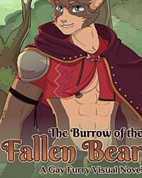 Burrow of the Fallen Bear: A Gay Furry Visual Novel Packshot